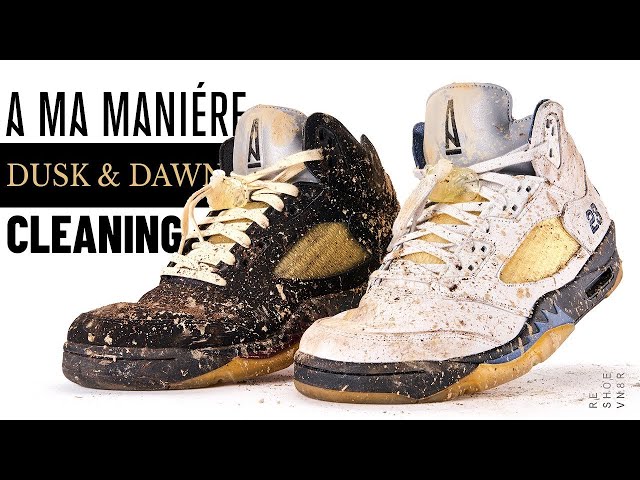Air Jordan 5 A Ma Maniére Shoe Cleaning Tutorial