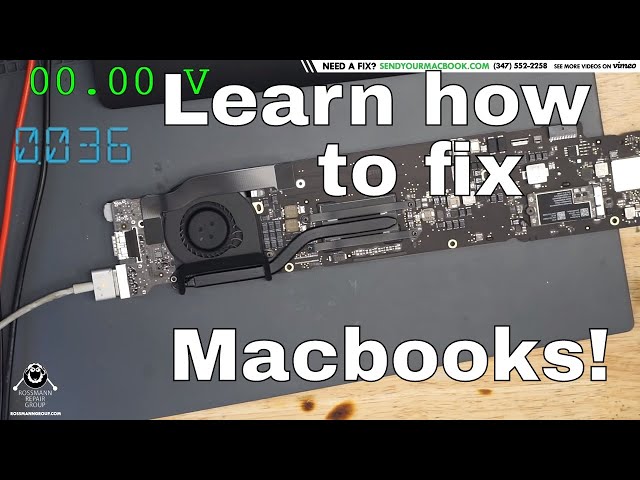The most common Macbook Air logic board failure - how to fix.