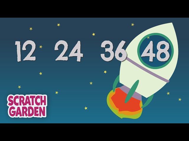 The Counting by Twelves Song | Counting Songs | Scratch Garden