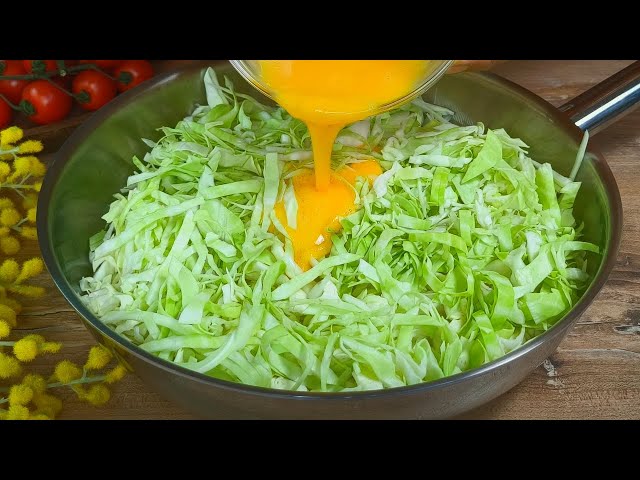 Cabbage tastes better than meat😋 Quick, easy and very tasty dinner recipe!!!