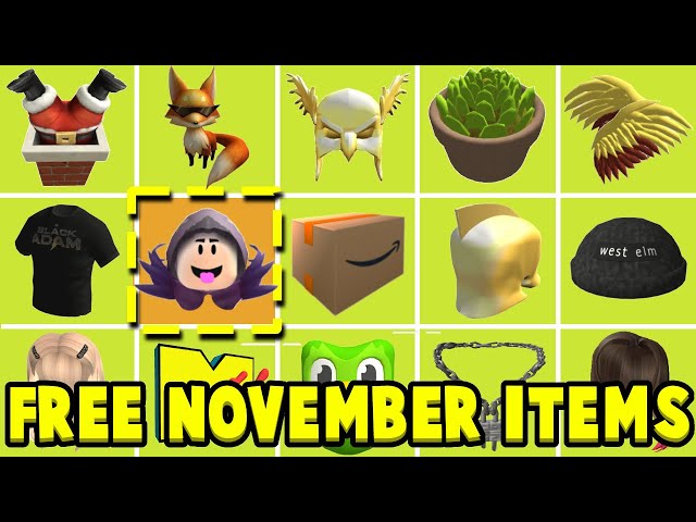 ALL NEW NOVEMBER 2022 Roblox PROMO CODES/EVENT Items! Working Free Items Not Expired