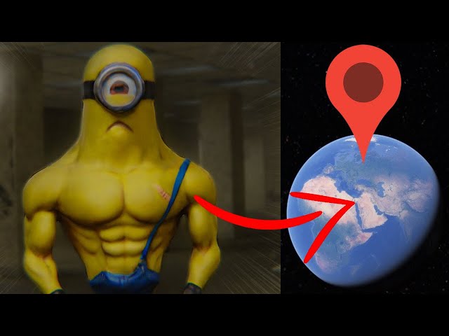 Minion came to Backrooms on Google Earth!