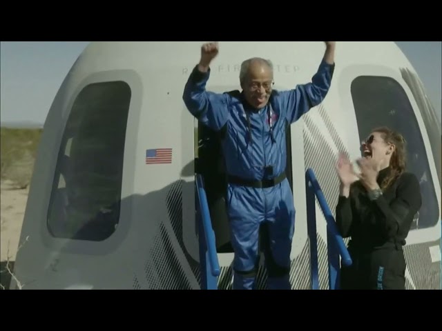 First Black astronaut candidate, now 90, reaches space in Blue Origin flight (USA/Space)19/May/2024