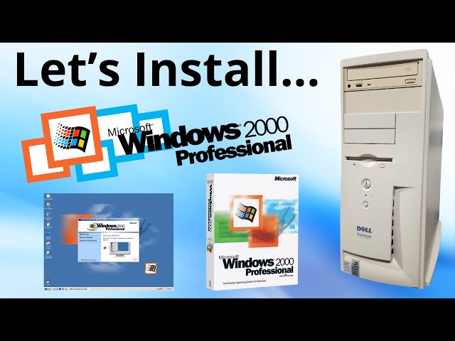 Installing Windows 2000 Professional Edition!!