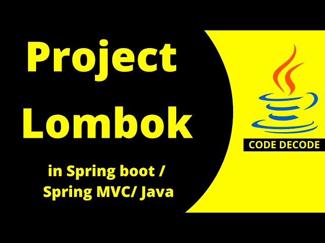Project Lombok tutorial in Spring Boot with example | Java | Spring MVC | [Live Demo] | Code Decode