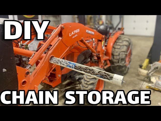 DIY Tractor Upgrade: Chain Storage Compartment