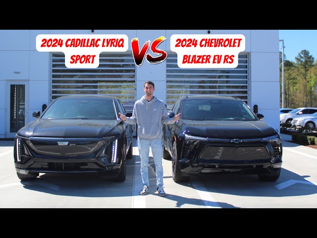 2024 Cadillac Lyriq Sport VS 2024 Chevrolet Blazer EV RS - Which Sport EV Is Better?