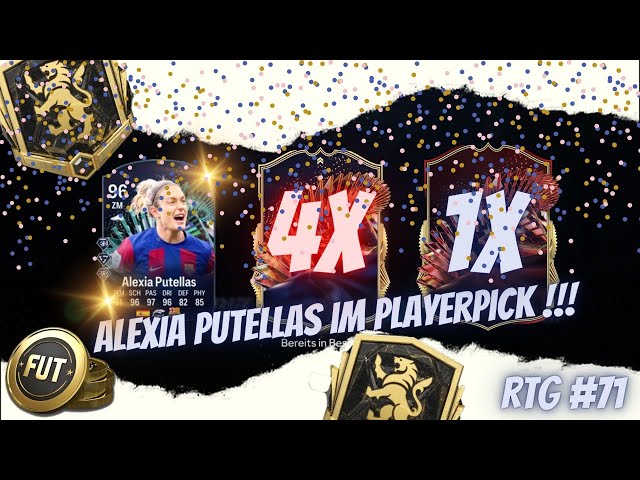 ALEXIA PUTELLAS TOTS-Moments ausm Playerpick + ICON🤩💰TOTS aus ELITE Rewards I EA FC 24 I RTG #71