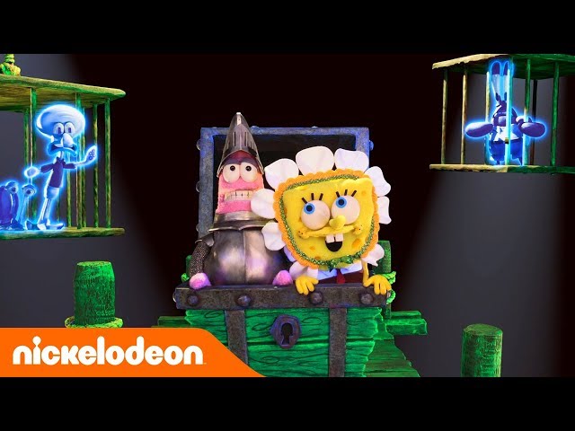SpongeBob Kanciastoporty | Najstraszniejsze momenty 2 🎃| Nickelodeon Polska