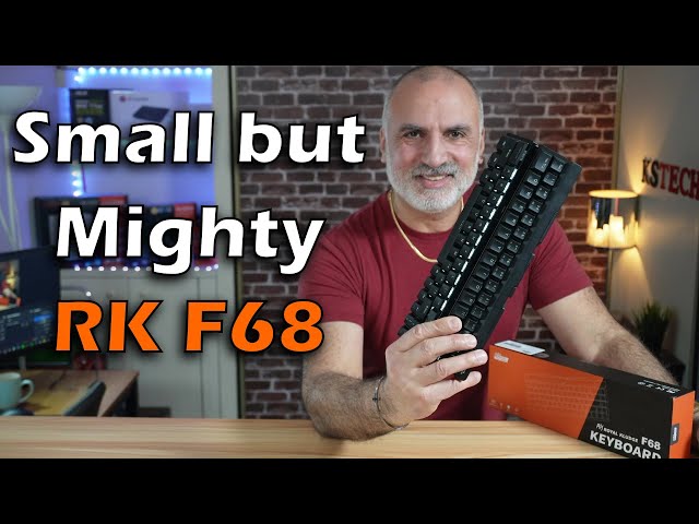 Portable light travel keyboard Royal Kludge F68 Review