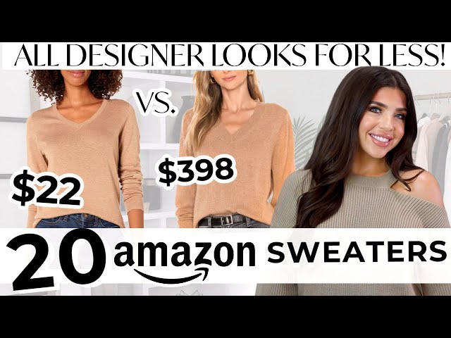 20 AMAZON SWEATERS  | *ALL* Designer Looks For Less | Amazon Fall Haul