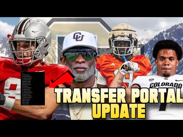 🚨 Coach Prime And The Colorado Buffaloes Updated Transfer Portal Spring Additions ‼️
