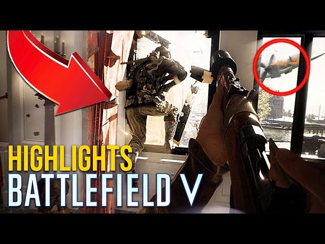 BATTLEFIELD 5 HIGHLIGHTS!! (Battlefield V Open Beta Multiplayer Gameplay)