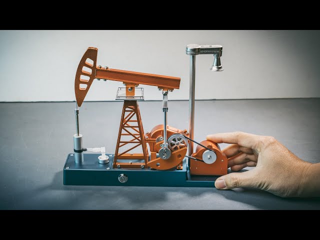 Build a Pumpjack That Works 3D Pumping Unit Model Building Kit / RC ViN CARS