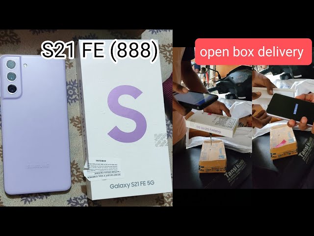 Samsung S21 FE (888) Flipkart BBD sale#🔥 {open box delivery}✌️