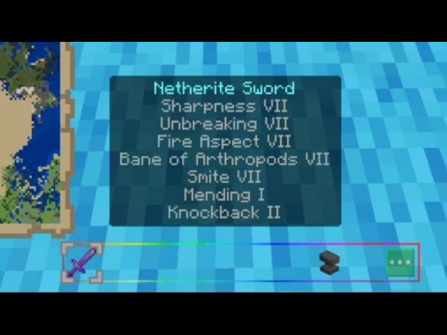 How to make OP enchantments on ANY TOOL IN MINECRAFT bedrock edition