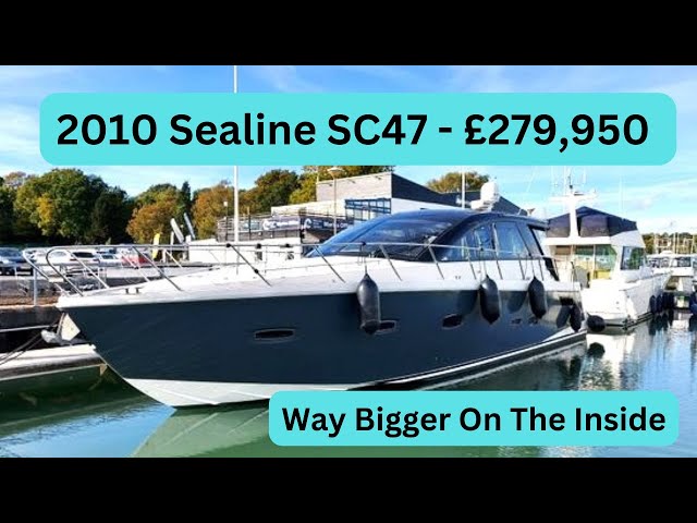 Boat Tour - 2010 Sealine SC47 - £279,950 - The interior space is vast, way bigger on the inside