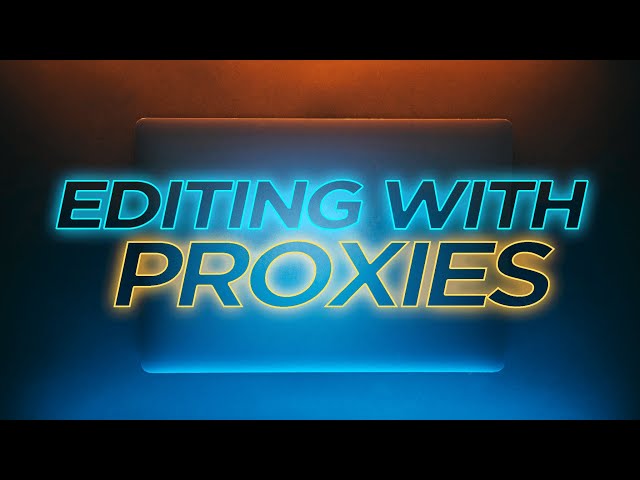 How to SPEED UP EDITING in Premiere PRO using PROXY FILES!