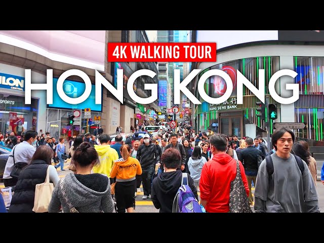 HONG KONG 🇭🇰 Getting Lost In Central District, Walking Tour in 4K