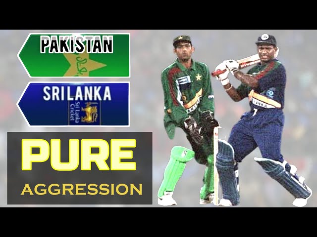 Pure Aggression | Pakistan vs Sri Lanka | Jayasuriya's Explosive Century | De Silva's Masterclass
