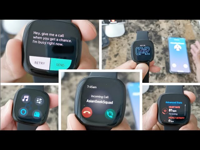 Day 2 - Fitbit Versa 3 - Phone Calls, SMS, Shortcuts and Navigation (Widgets, Apps, Notifications)