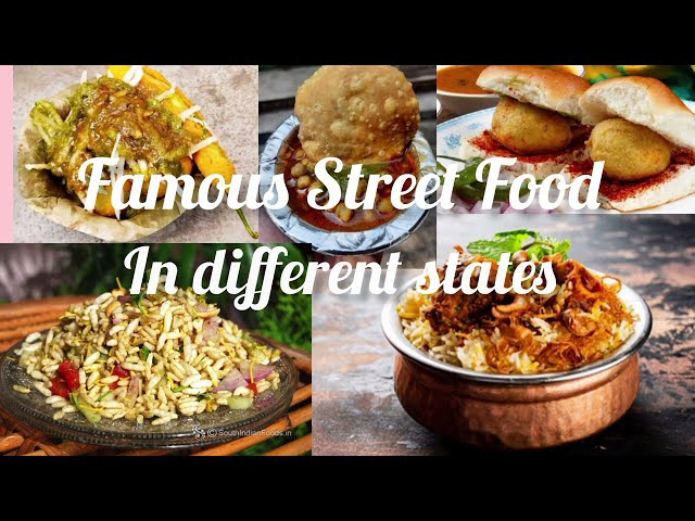 Famous Street Food of India|yummy Indian Food 😋 #streetfood #state #food #youtubevideo