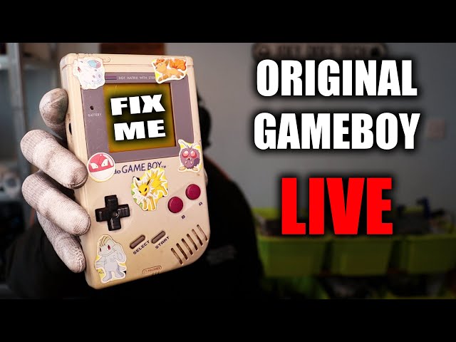 Trying to Fix an Original Gameboy - LIVE