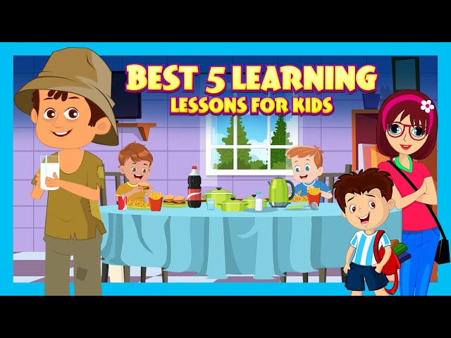 Best 5 Learning Lessons for Kids | Tia & Tofu | Moral Stories for Kids | Bedtime Stories