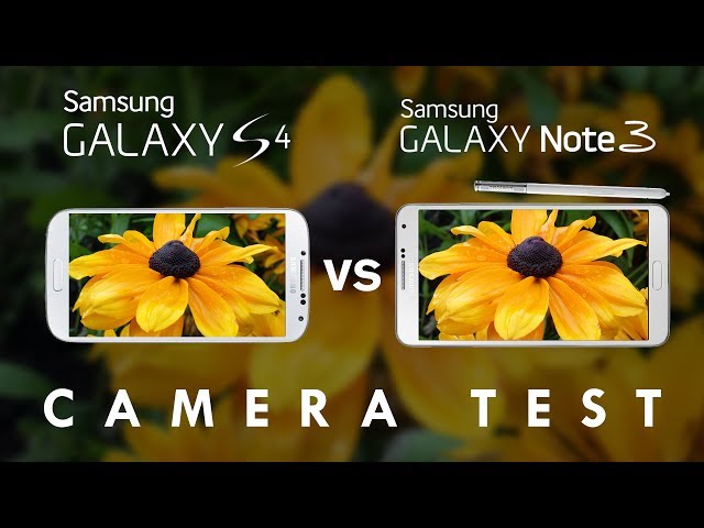 Galaxy Note 3 vs Galaxy S4 - Camera Comparison Test
