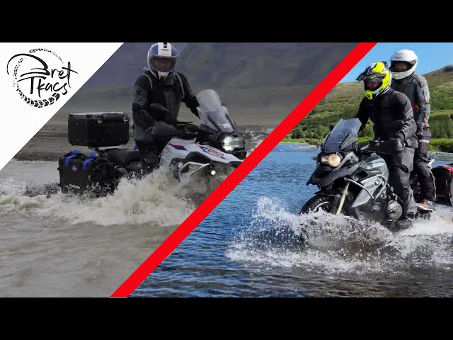 Motorcycle water crossing lesson