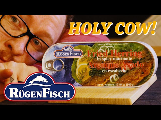 Rugen Fisch Fried Herring in Spicy Marinade - Canned Fish Fit For A King! | Let's 'Dine About It! #2