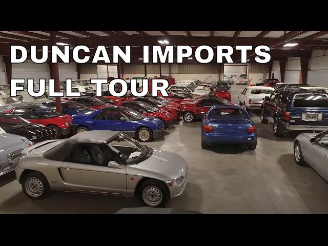 700+ CARS AT DUNCAN IMPORTS | JDM CARS IN THE 25 YEAR RULE