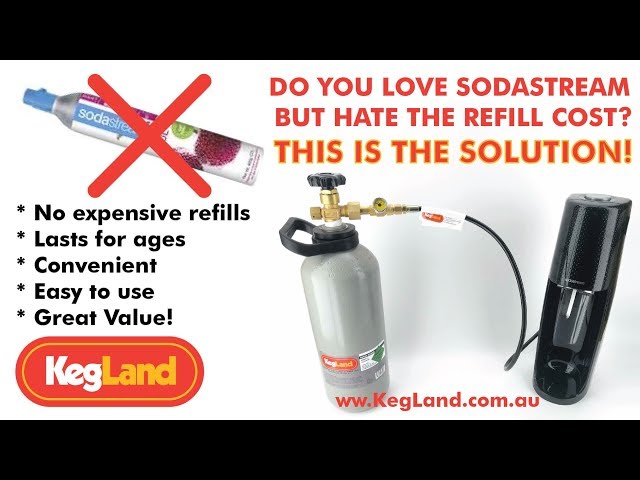 Sodastream Cylinder Adapter Hose - Never pay for expensive Sodastream Refills Again