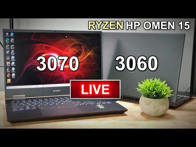 RYZEN HP OMEN 15 RTX 3060 vs RTX 3070 Performance