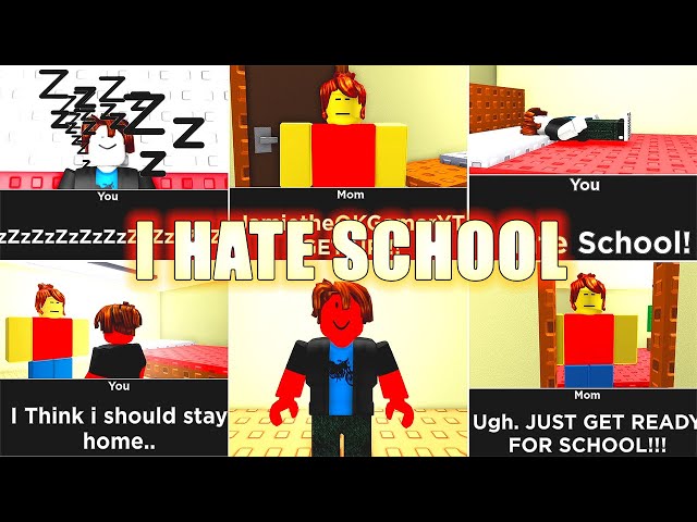 I HATE SCHOOL *All Endings* Roblox