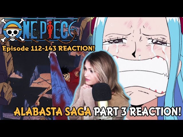 CROCODILE'S DEFEAT! One Piece Alabasta Saga Episode 112-143 REACTION!