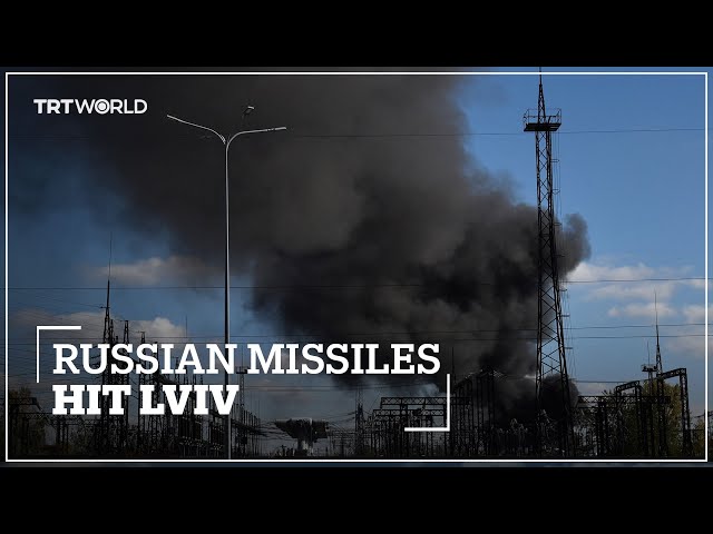 Russia bombs Lviv in Western Ukraine, knocking out electricity