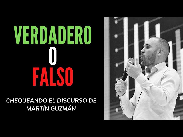 ✔️❌ ¿Verdadero o Falso? - Martín Guzmán sobre la economía argentina