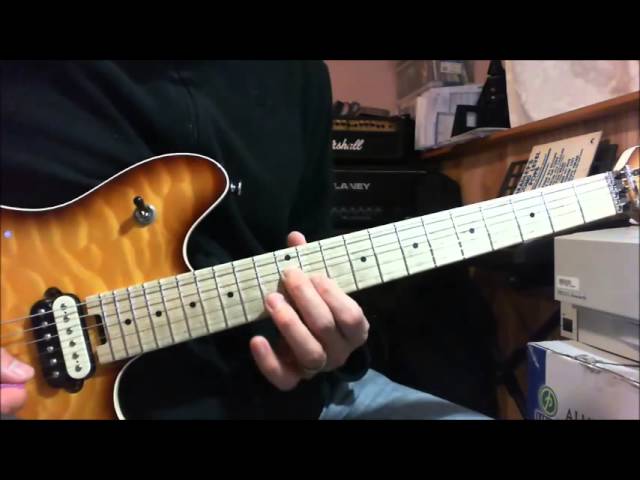 Loudness - Let It Go - Intro guitar instructional