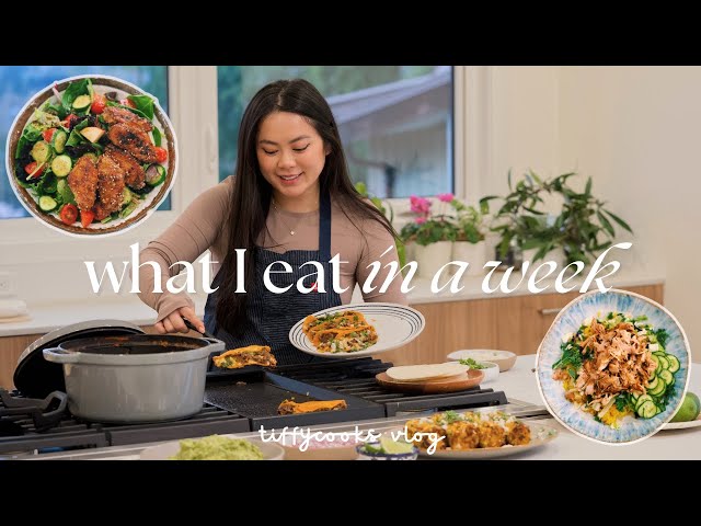 *realistic* what i eat in a week (easy recipes) taiwanese birria tacos, birthday celebrations