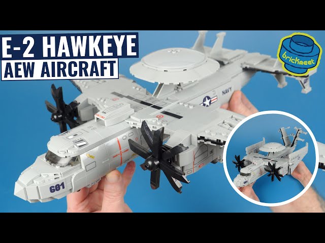 US Navy E-2 Hawkeye - Carrier-Capable Early Warning Aircraft - Reobrix 33029  (Speed Build Review)