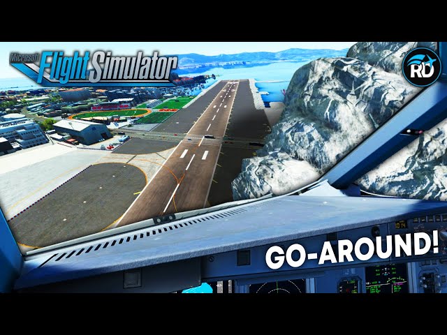 Gibraltar Airport is CRAZY! Windshear Landing in the Easyjet Fenix a320 | Microsoft Flight Simulator