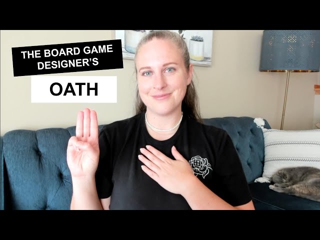 The Board Game Designer's Oath
