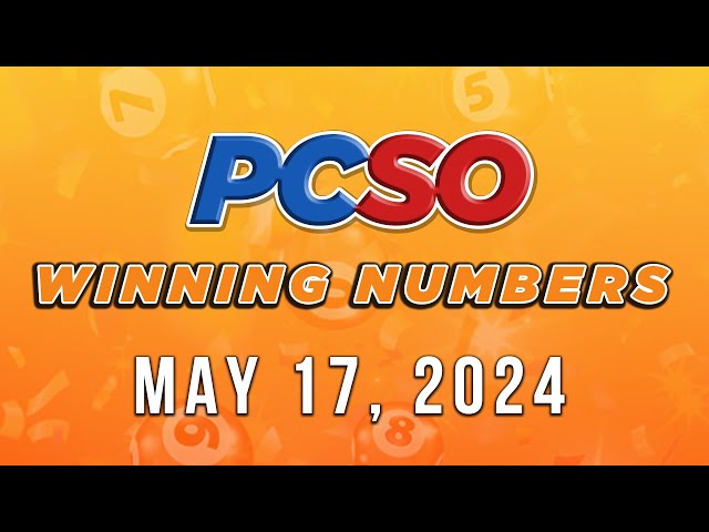 P49M Jackpot Ultra Lotto 6/58, 2D, 3D, 4D, and Mega Lotto 6/45 | May 17, 2024