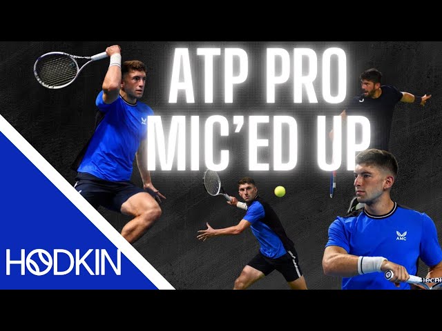 ATP PRO Mic’ed up (training with a pro tennis player)