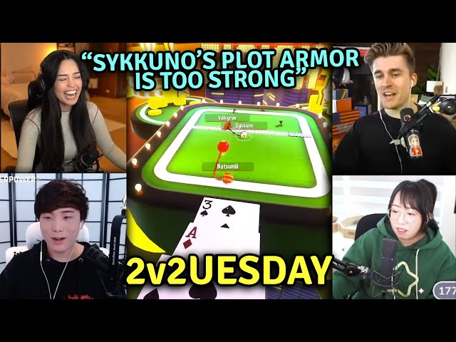 Sykkuno's Plot Armor Carries Valkyrae to Victory ft. Ludwig, Fuslie, Miyoung & more | 2v2uesday