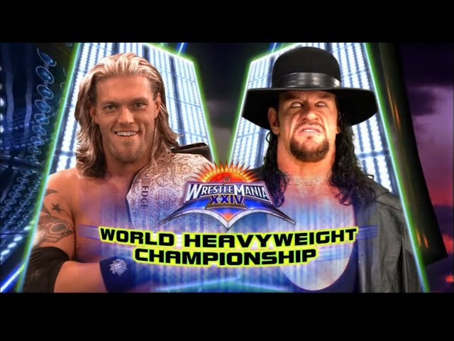 Story of Edge vs. The Undertaker | WrestleMania 24