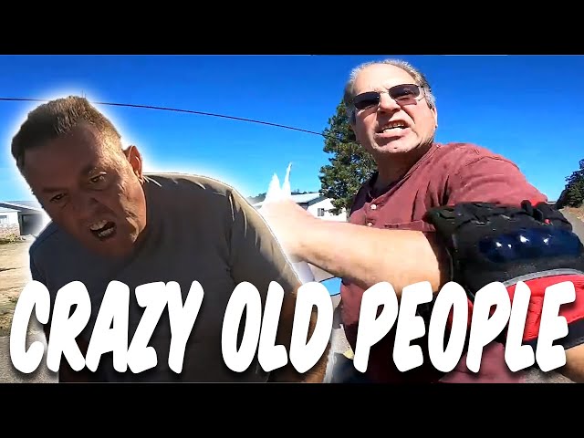 Crazy Old Angry People vs Riders | Close Calls & Extreme Moments