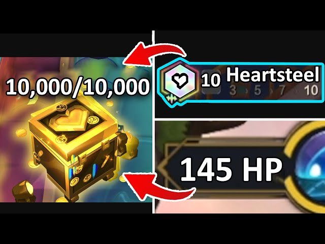 *World's Record* 10 Heartsteel + 145 HP! Total 10,000 Heart Cash out!
