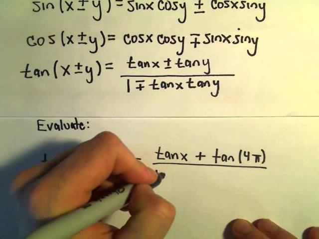 Sum and Difference Identities to Simplify an Expression, Example 2